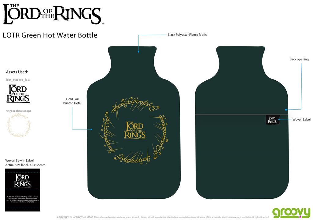 LOTR: Elven - Hot Water Bottle