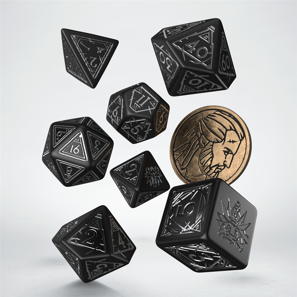 The Witcher Dice Set Geralt - Silver Sword (7)