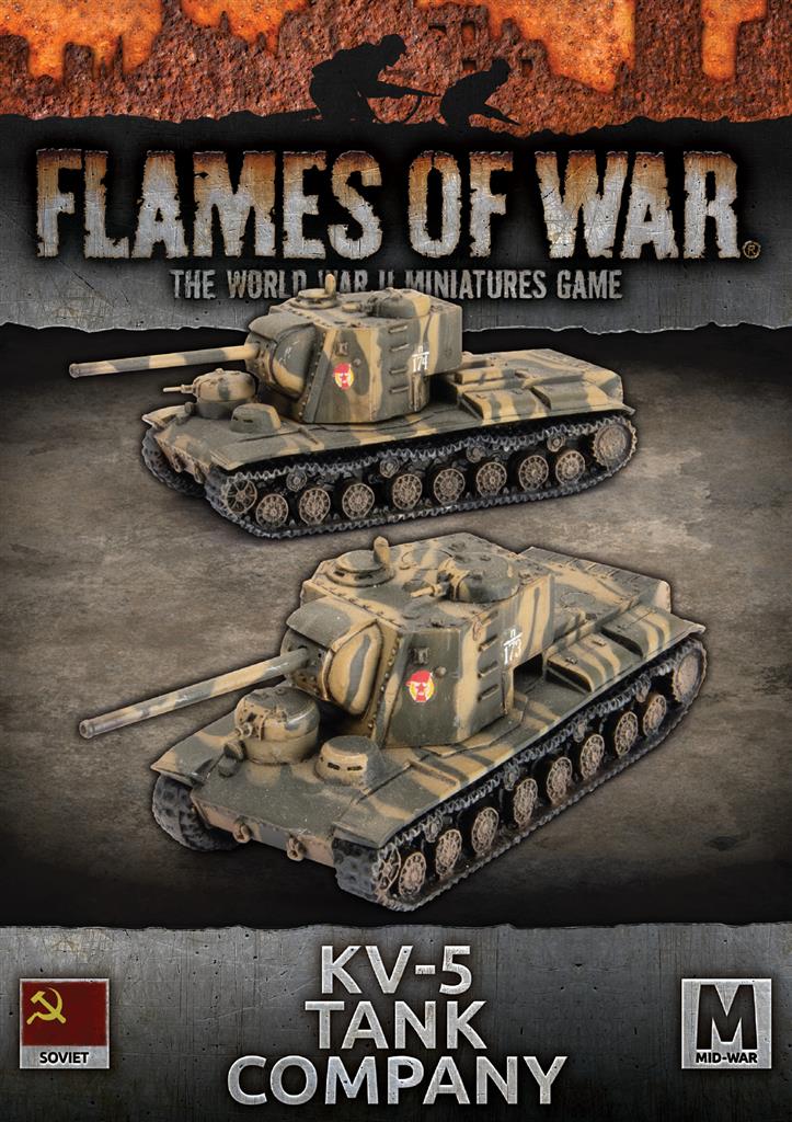 Flames Of War: Eastern Front KV-5 Tank Company (x2) - EN