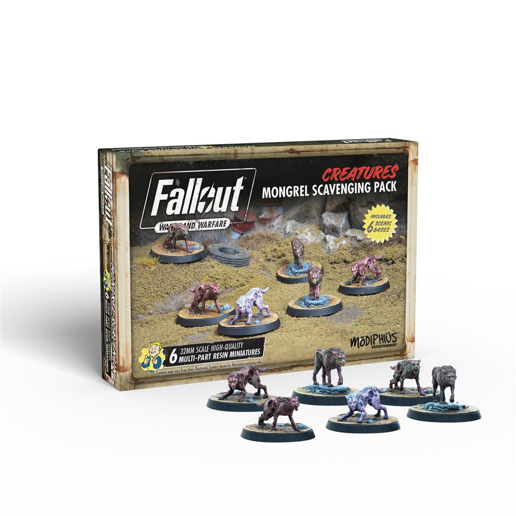 Fallout: Wasteland Warfare - Creatures: Mongrel Scavenging Pack - EN