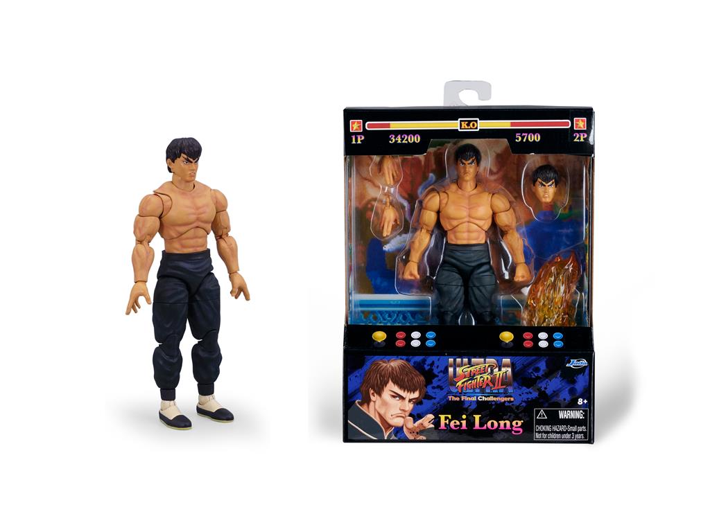 Street Fighter II Fei-Long 6" Figure