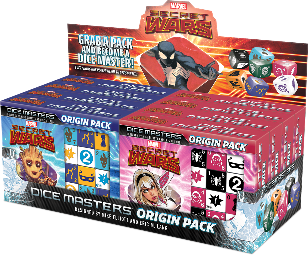 Marvel Dice Masters: Secret Wars Origin Packs Display - EN