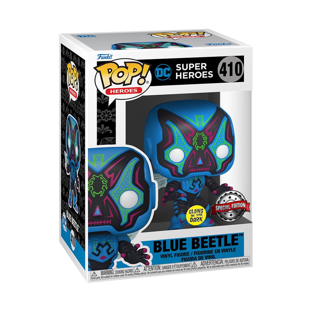 Funko POP! Heroes: Dia De Los DC- Blue Beetle (GW)(Exclusive)