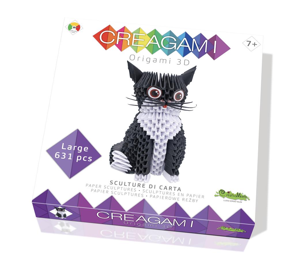 Creagami/Origami: Katze Large - DE/HU/CZ/SK/IT