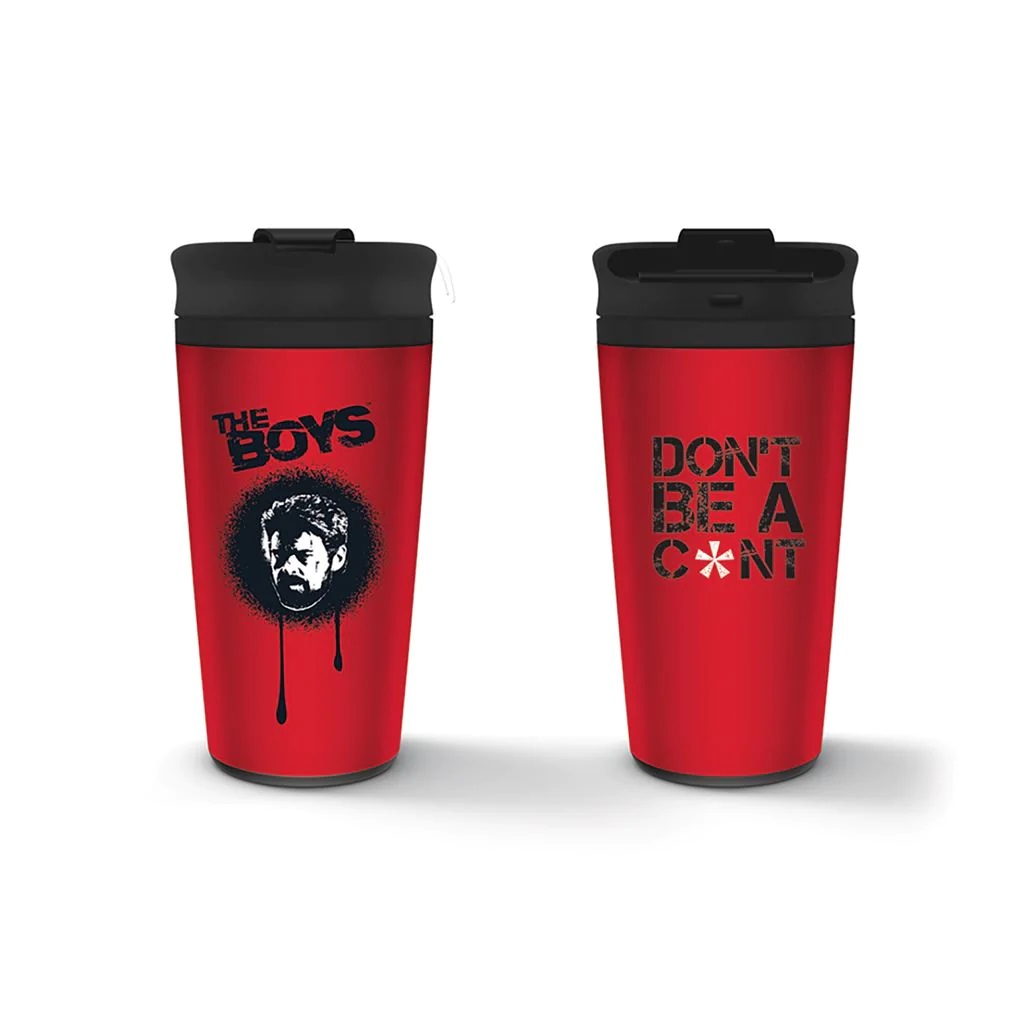 Pyramid Gift Set (Metal Travel Mug) - The Boys (C-Word Stencil)