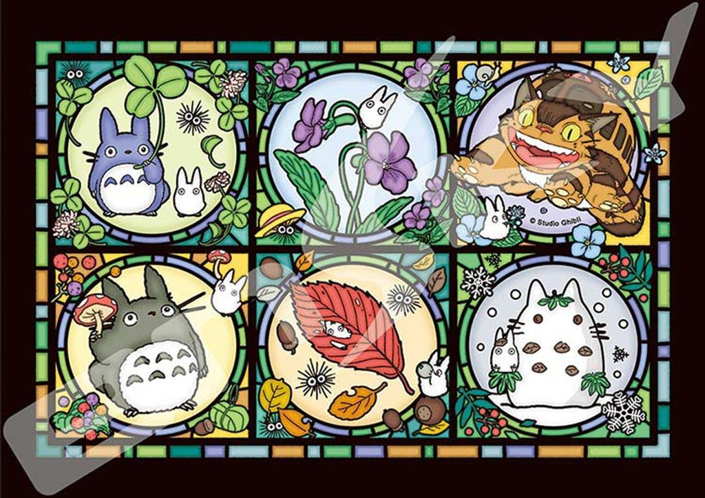 Puzzle Stained Glass 208 P All seasons -My Neighbor Totoro
