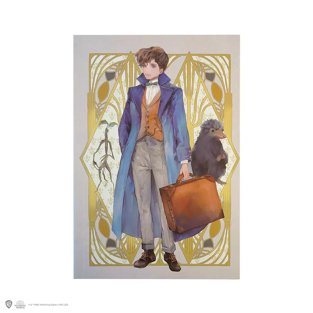 Soft cover notebook - Newt Scamander portrait