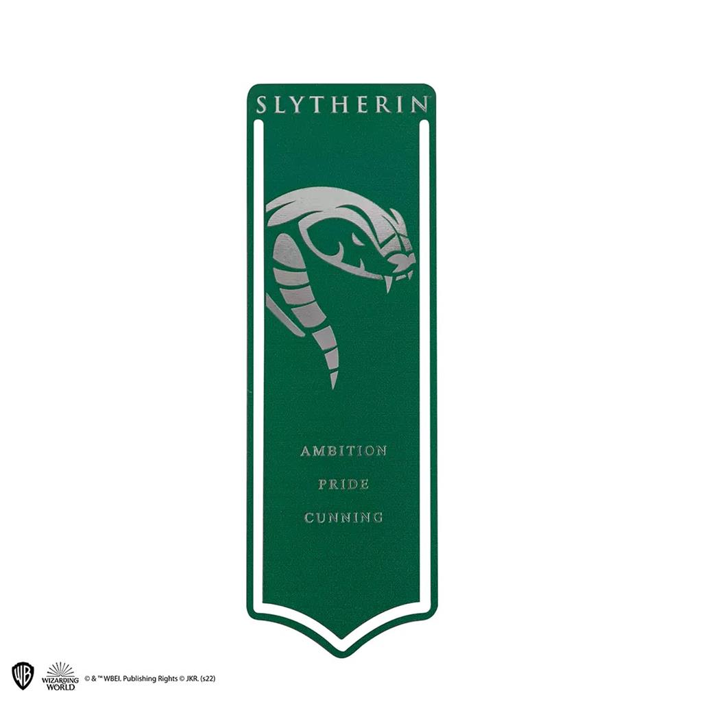 Metal bookmark - Slytherin crest - Harry Potter