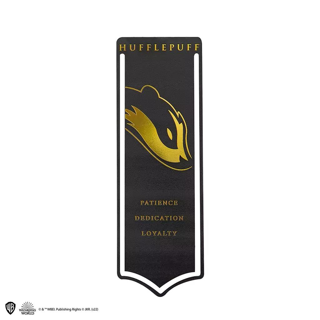 Metal bookmark - Hufflepuff crest - Harry Potter