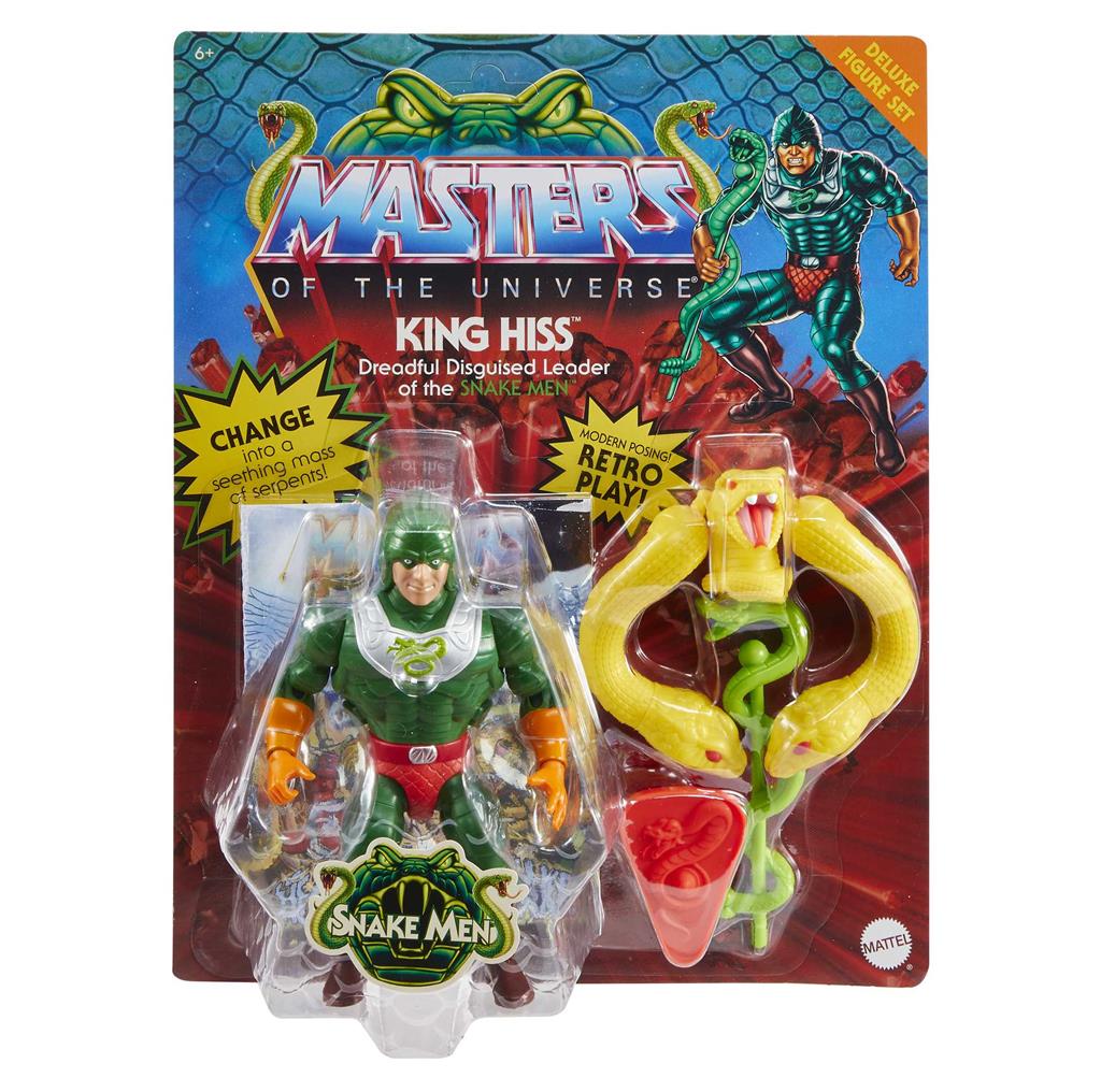 Masters of the Universe Origins Actionfigur Deluxe KING HISS 