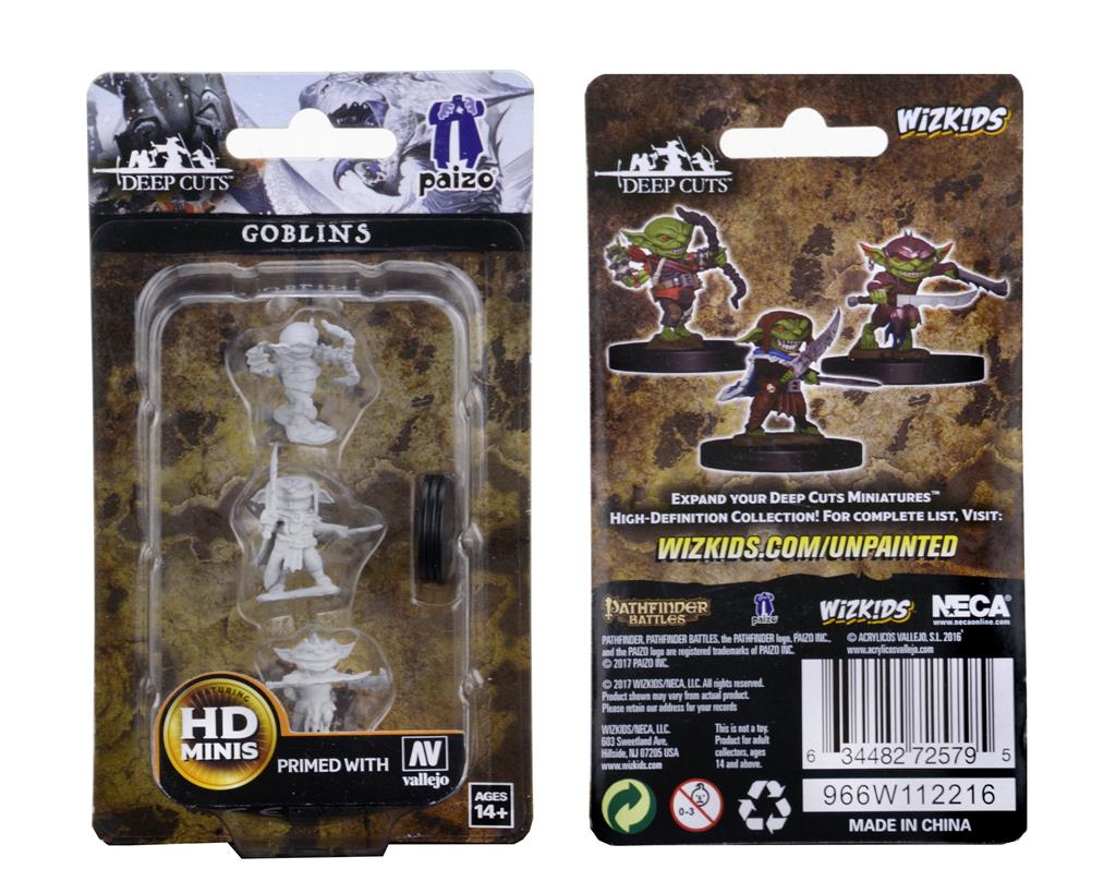 Pathfinder Battles Deep Cuts Unpainted Miniatures: Goblins - EN