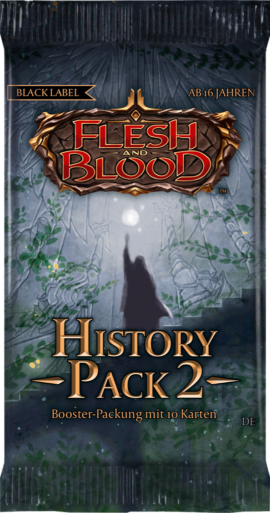 Flesh & Blood TCG - History Pack 2 Black Label (36 Packs) - DE