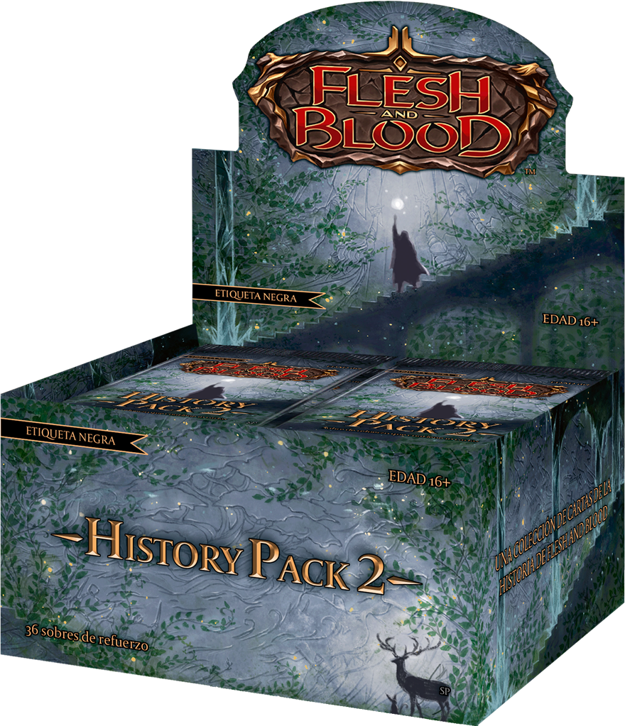 Flesh & Blood TCG - History Pack 2 Black Label (36 Packs) - SP