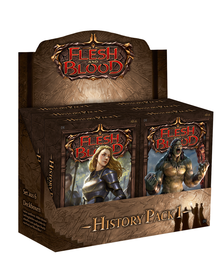 Flesh & Blood TCG - History Pack 1 Blitz Decks Display (6 Decks) - DE