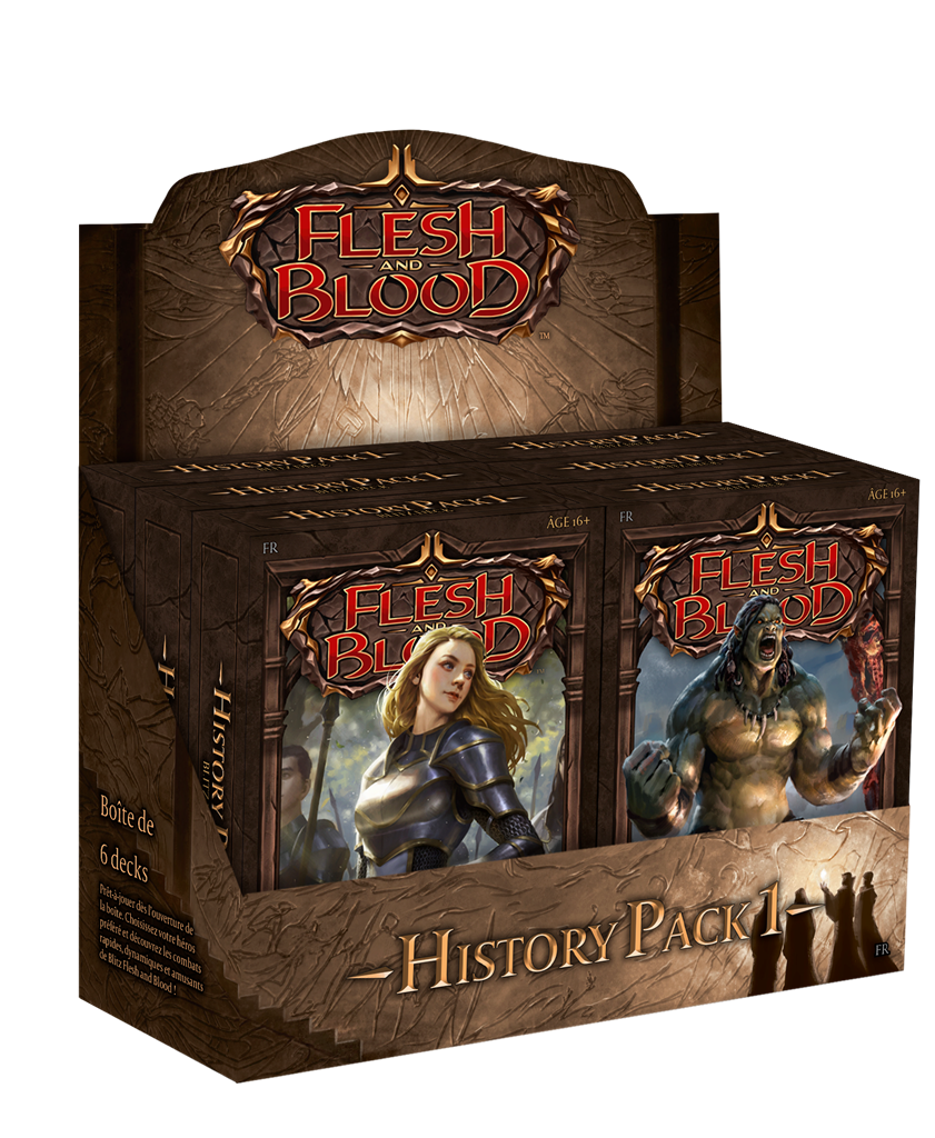 Flesh & Blood TCG - History Pack 1 Blitz Decks Display (6 Decks) - FR