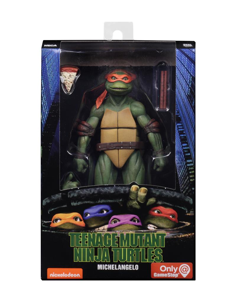 Teenage Mutant Ninja Turtles (1990 Movie) – 7” Scale Figure - Michelangelo 