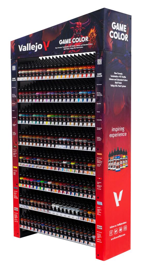 Vallejo Model Colour - Complete Range Display (Stand with Paints) [::]  Let's Play Games