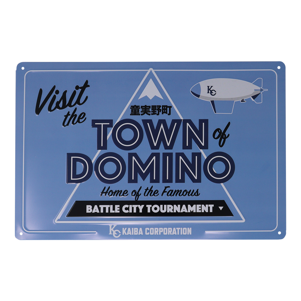 Yu-Gi-Oh! Domino Town Tin Sign