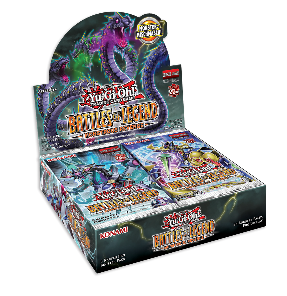 YGO - Battles of Legend: Monstrous Revenge Booster Display (24 Packs) - DE