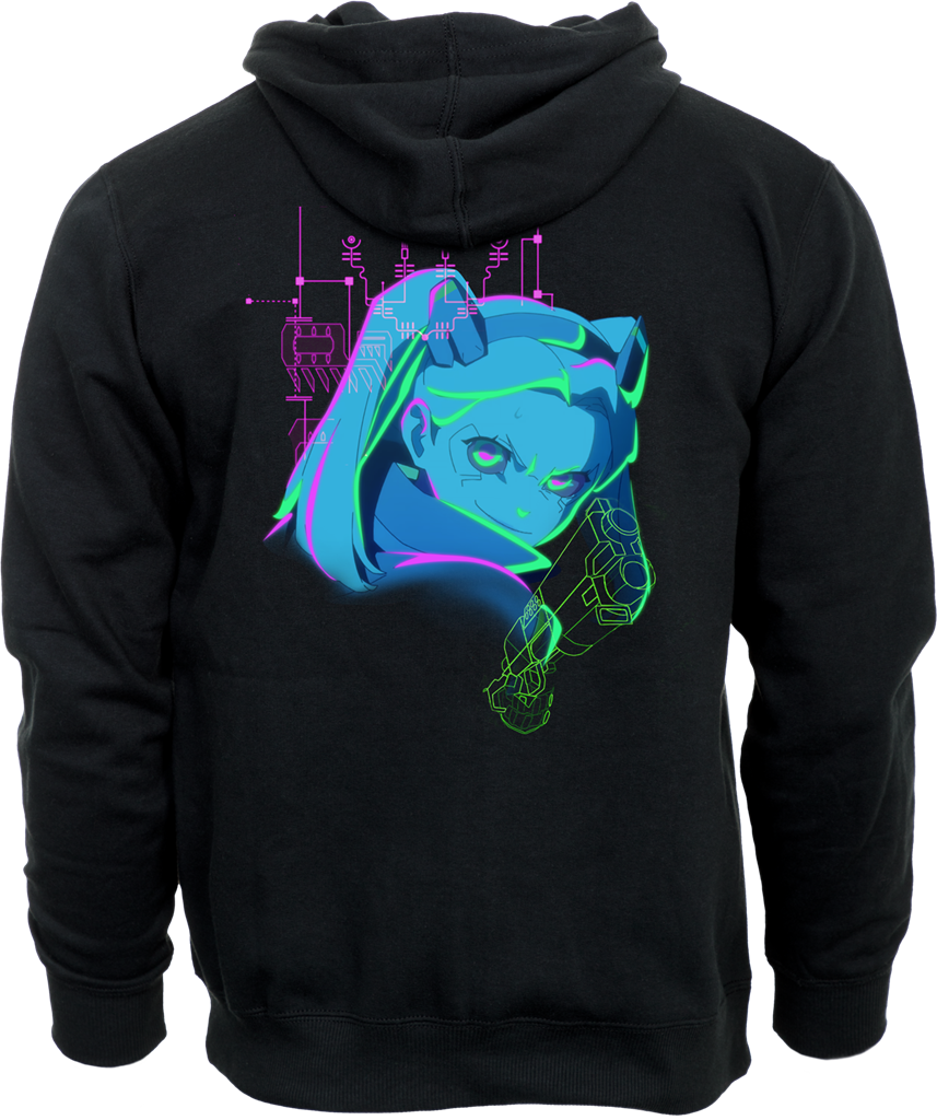 Edgerunners Neon Rebecca Hoodie S