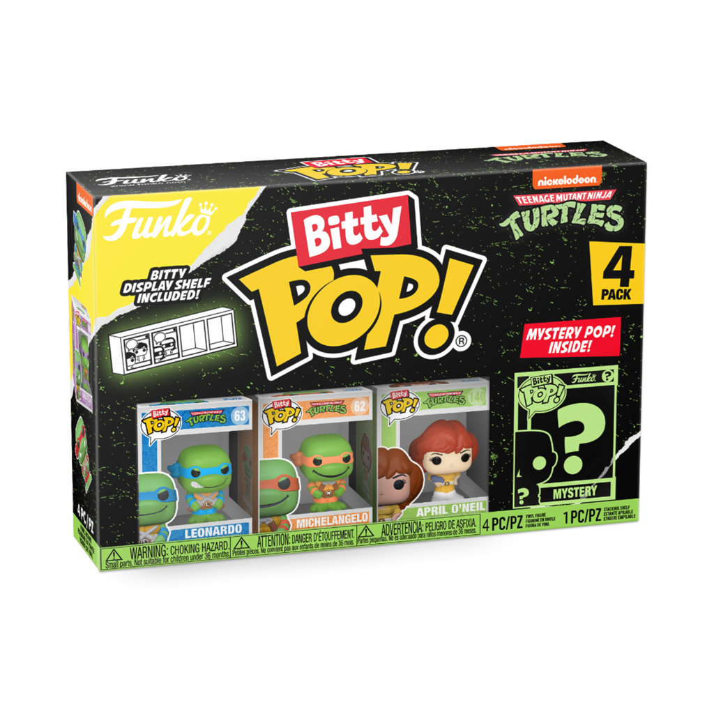 Funko Bitty POP! TMNT Retro/Classic - Leonardo (3+1 Mystery Chase)