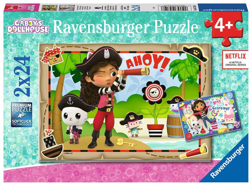 Ravensburger Puzzle - Gabby's Dollhouse 2x24pc