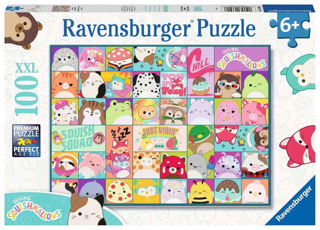Ravensburger Puzzle - Squishmallows 100pc XXL