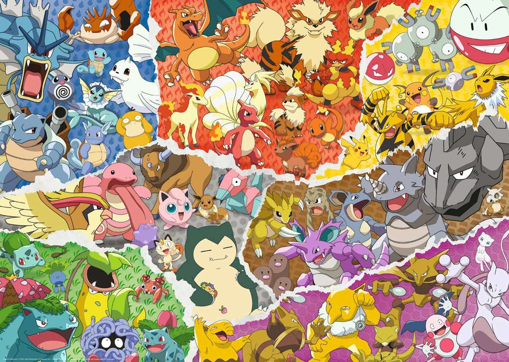 Ravensburger Puzzle - Pokémon Abenteuer 1000pc