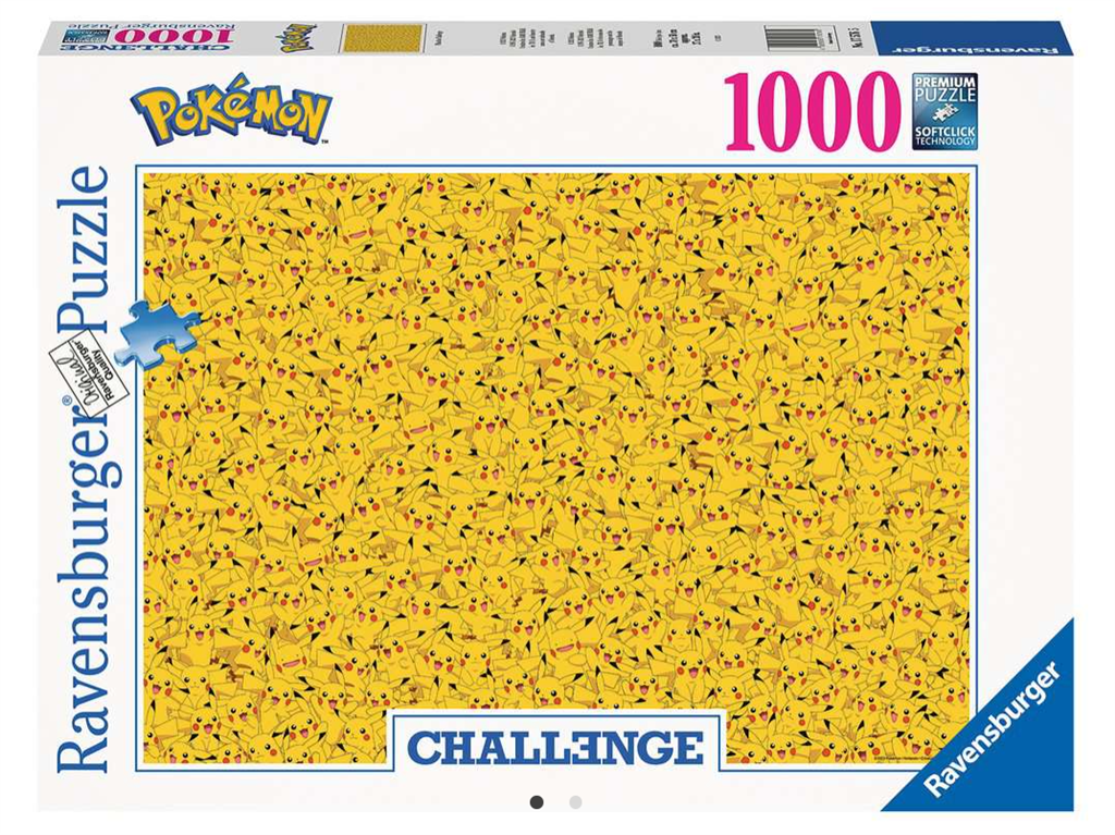 Ravensburger Puzzle - Pikachu Challenge 1000pc