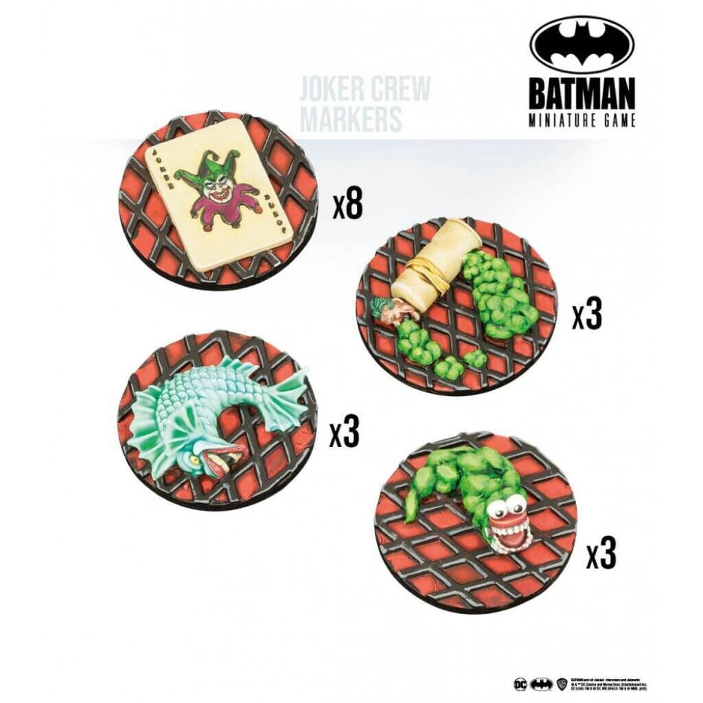 Batman Miniature Game: Joker Crew Markers - EN