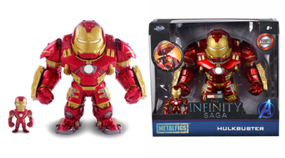 Marvel Fig. 6,5" Hulkbuster+2,5" Ironman