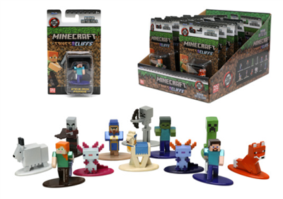 Minecraft Single Pack Nano Figures Display