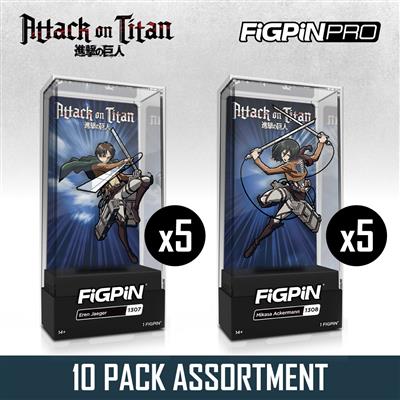 FiGPiN - Attack On Titan 10 Pack Assortment