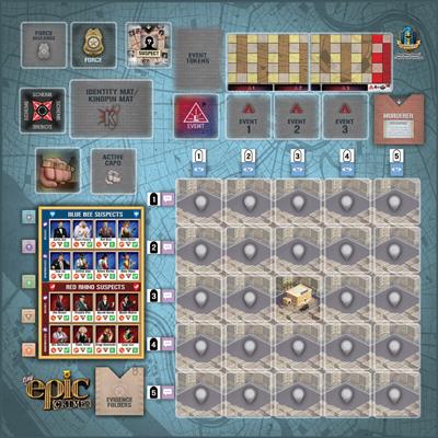 Tiny Epic Crimes Game Mat - Retail Packed - EN