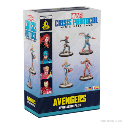 Marvel Crisis Protocol: Avengers Affiliation Pack - EN/FR/SP/DE