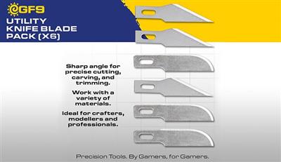 GF9 - Utility Knife Blade Pack (x6)
