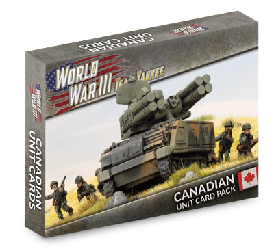 World War 3: NATO Forces - Canadian Unit Card Pack (34x Cards) - EN