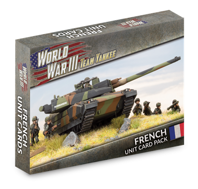 World War 3: NATO Forces - French Unit Card Pack (33 x Cards) - EN