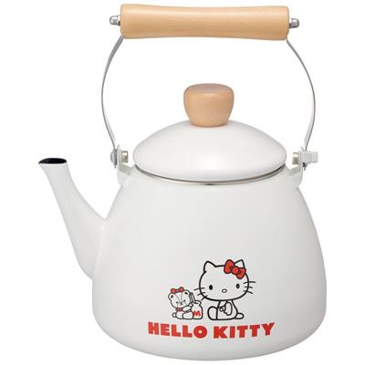Enamel Tea Kettle Tiny Chum - Hello Kitty