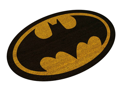 Batman Logo Oval Doormat Dc Comics               