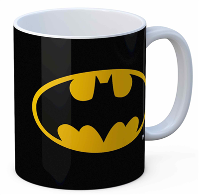 Batman Logo Ceramic Mug Dc Comics                