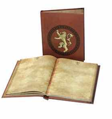 Lannister Notebook W/Light Game Of Thrones       