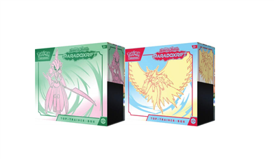 PKM - Karmesin & Purpur – Paradoxrift TopTrainer Box - DE (2 Packs)