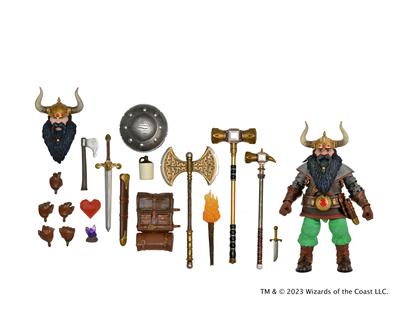 Dungeons & Dragons - 7” Scale Action Figure - Ultimate Elkhorn the Good Dwarf Fighter