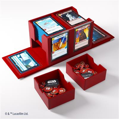 Gamegenic - Star Wars: Unlimited Double Deck Pod - Red