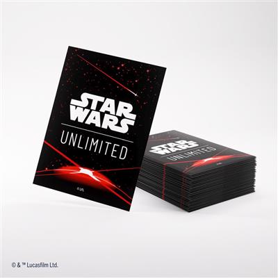 Gamegenic - Star Wars: Unlimited Art Sleeves Double Sleeving Pack - Space Red