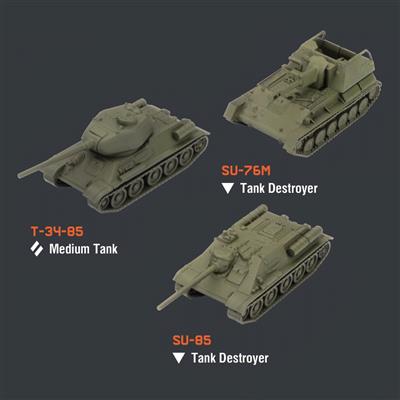 World of Tanks: U.S.S.R. Tank Platoon (T-34-85, SU-76M, SU-85)