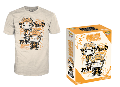 Funko POP! Boxed Tee: Naruto - Naruto v Pain