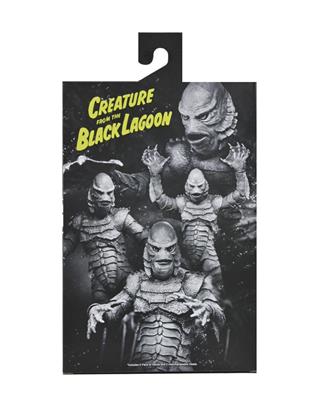 Universal Monsters - 7” Scale Action Figure - Ultimate Creature from the Black Lagoon Figure (B&W) 