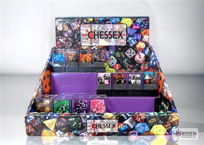 Chessex Box of 50 Mini-Polyhedral 7-Die Sets - 3rd Release